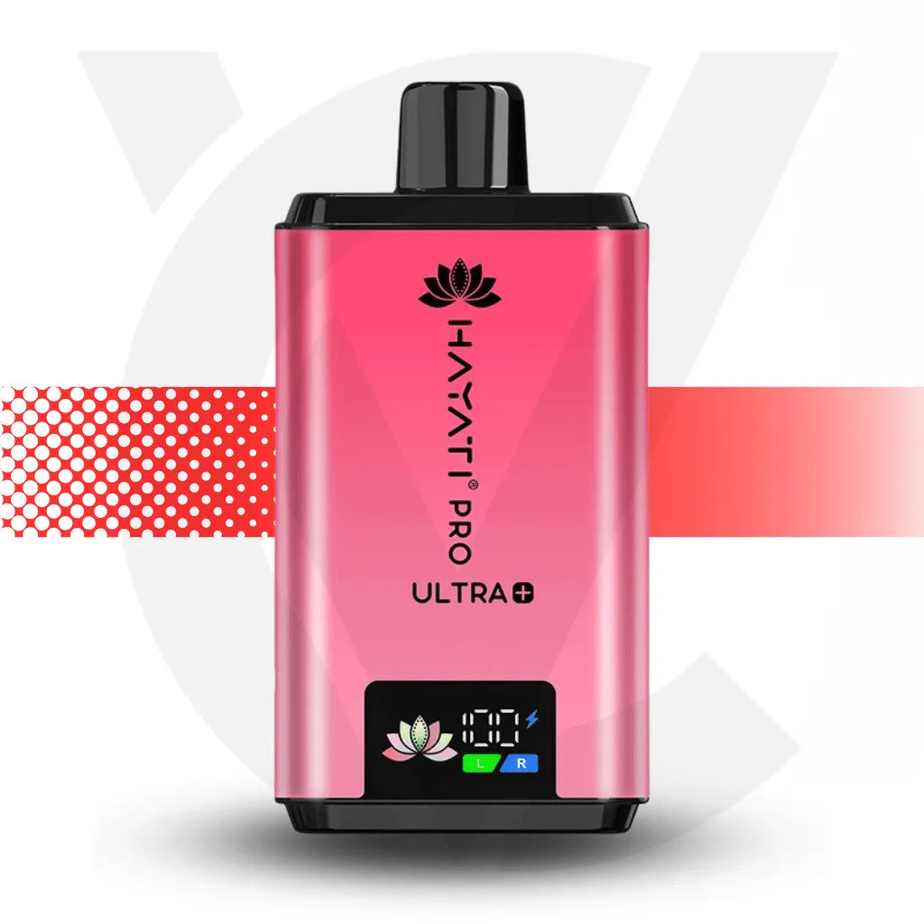 Hayati Pro Ultra + Disposable Vape - Strawberry Grapefruit/Strawberry Dragonfruit | Cloud Vapez UK
