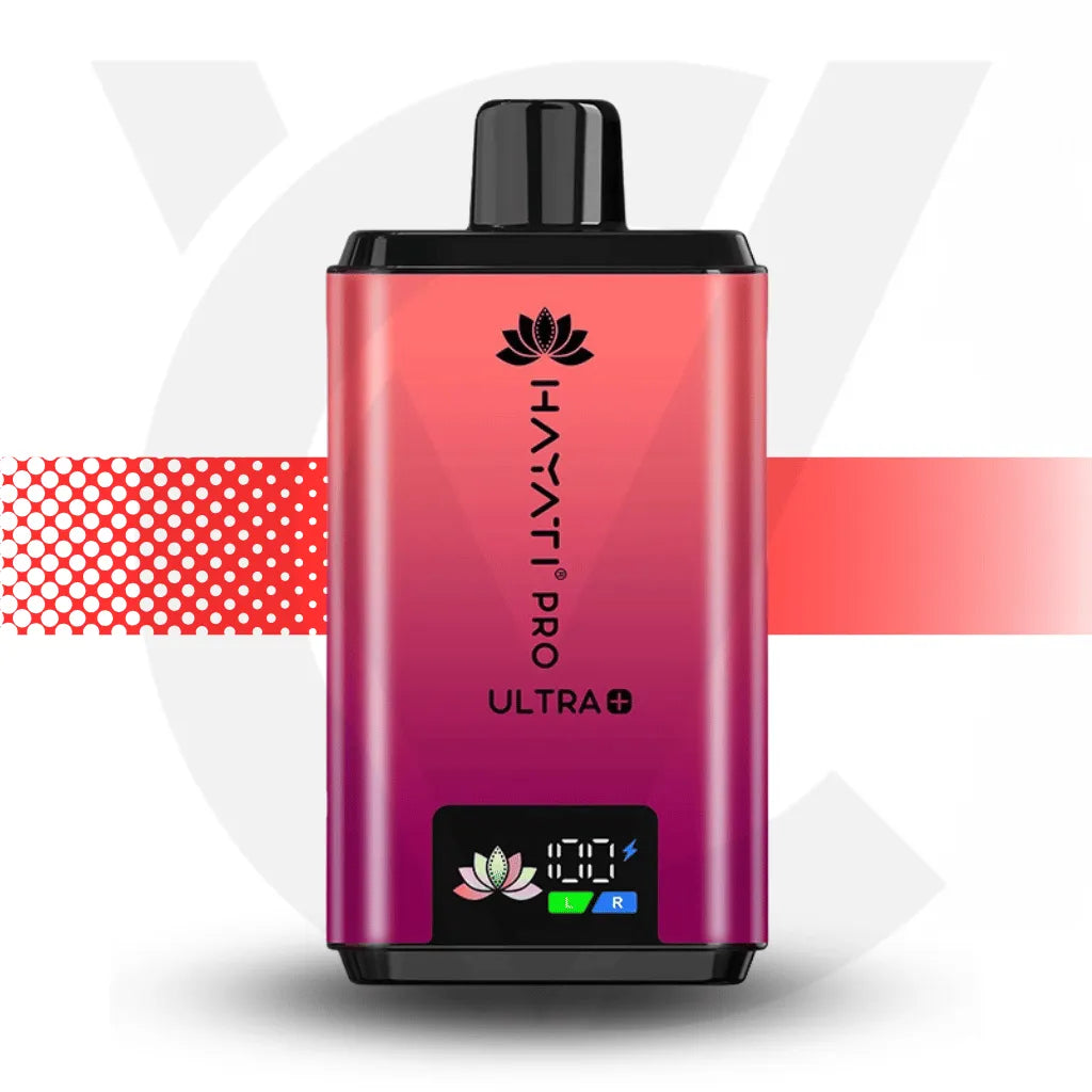 Hayati Pro Ultra + Disposable Vape - Strawberry Guava/Dragon Berries | Cloud Vapez UK