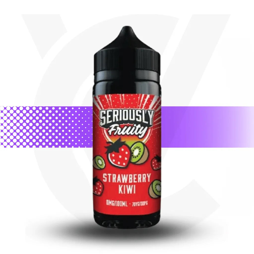 Seriously 100ml E-Liquid - Strawberry Kiwi - Fruity | Cloud Vapez UK