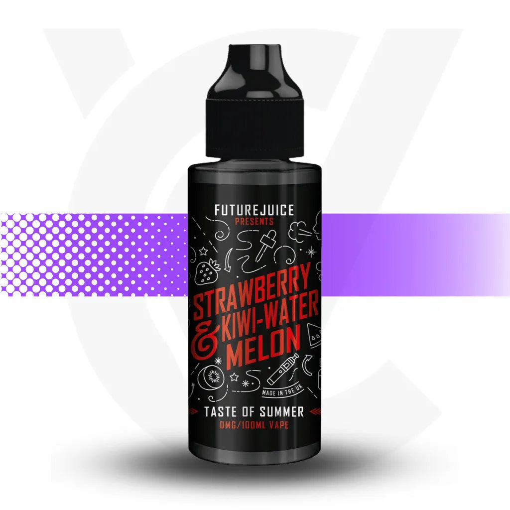 Future Juice 100ml Vape Juice E-Liquid - Strawberry & Kiwi Watermelon | Cloud Vapez UK
