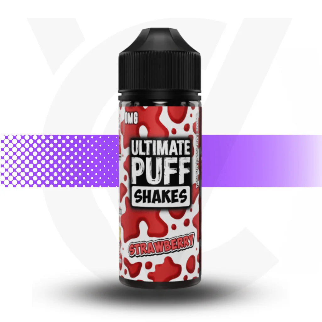 Ultimate Puff 100ml Short Fill - Strawberry Shakes l Cloud Vapez UK