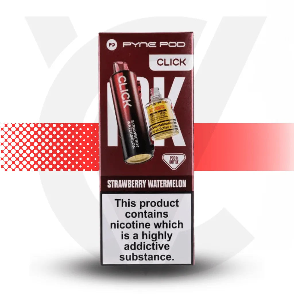 Pyne Pod Click 10K Prefilled Pod - Strawberry Watermelon | Cloud Vapez UK