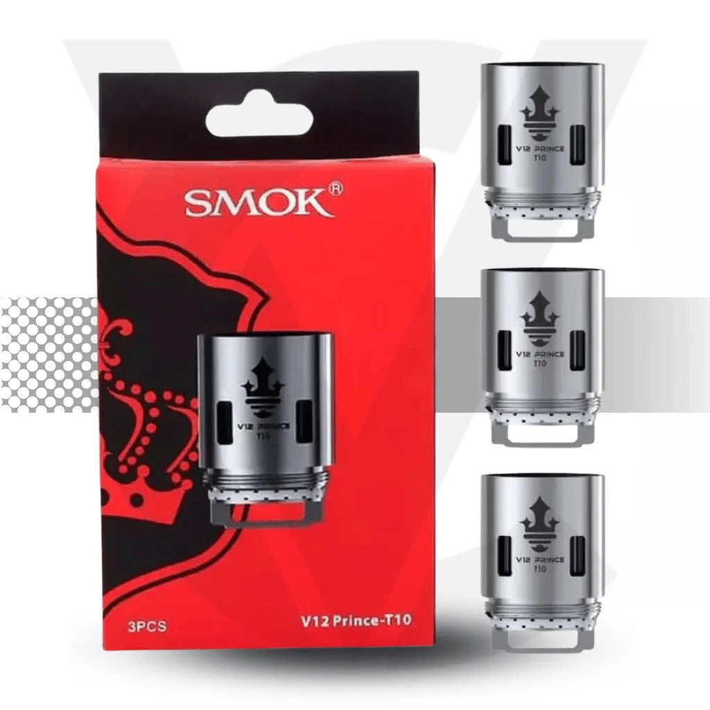 Smok V12 P-Tank Replacement Coils - T10 0.12ohm | Cloud Vapez UK
