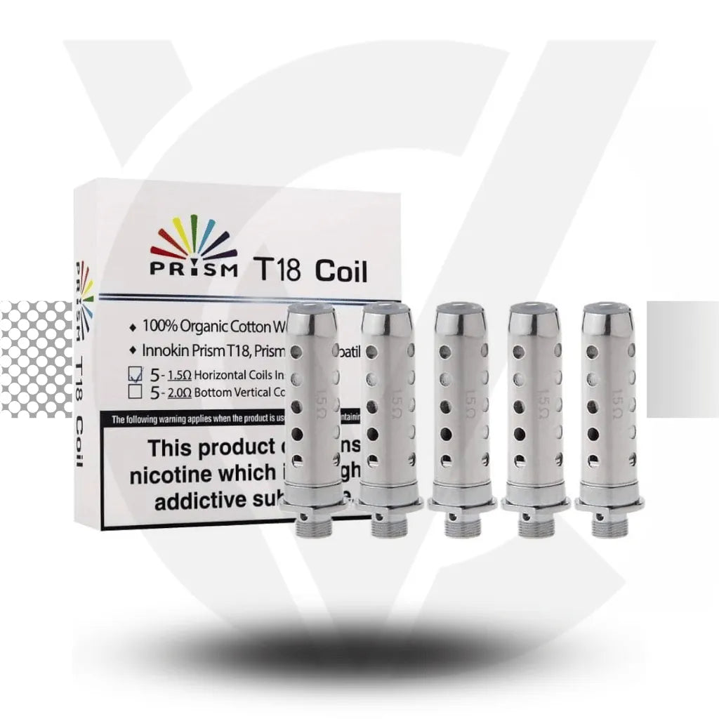 Innokin Endura Prism Replacement Coils - T18 1.5ohm | Cloud Vapez UK