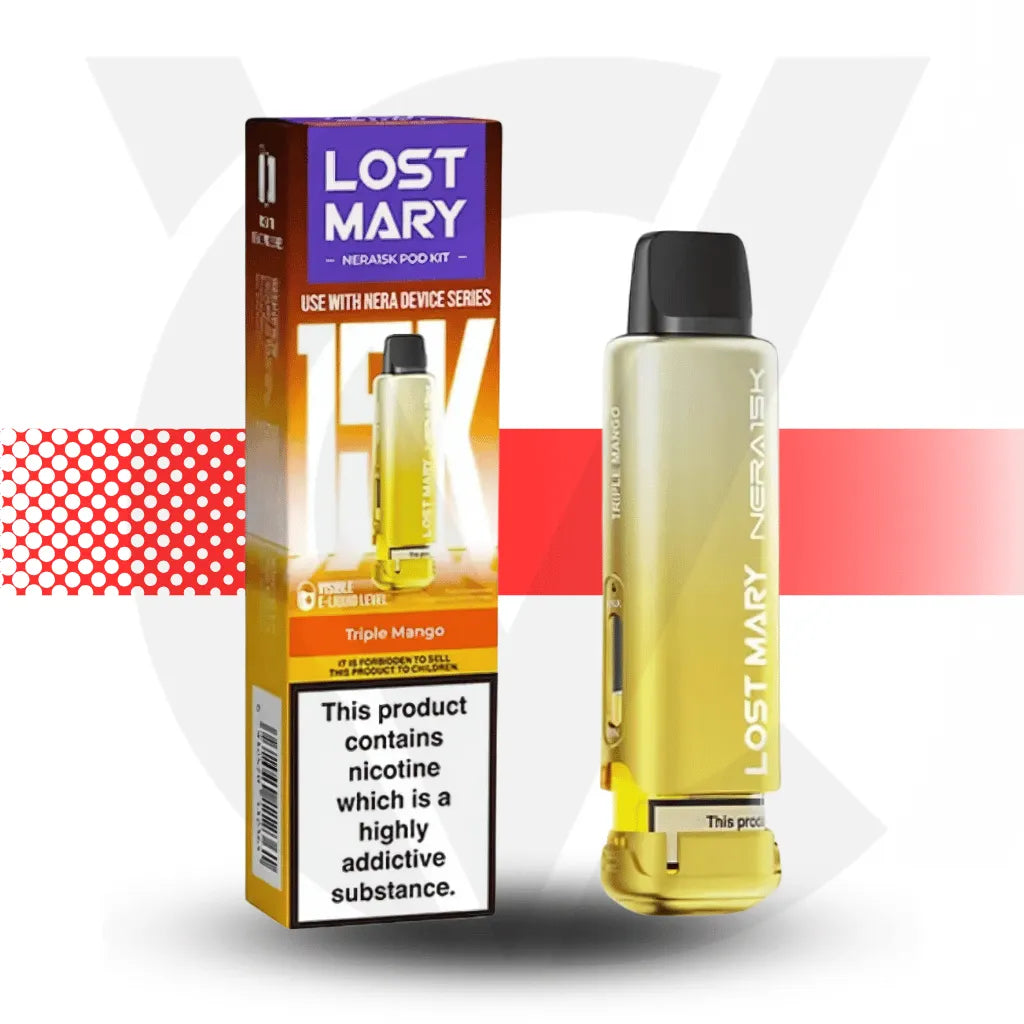 Lost Mary Nera 15K Refill Pack - Triple Mango | Cloud Vapez UK