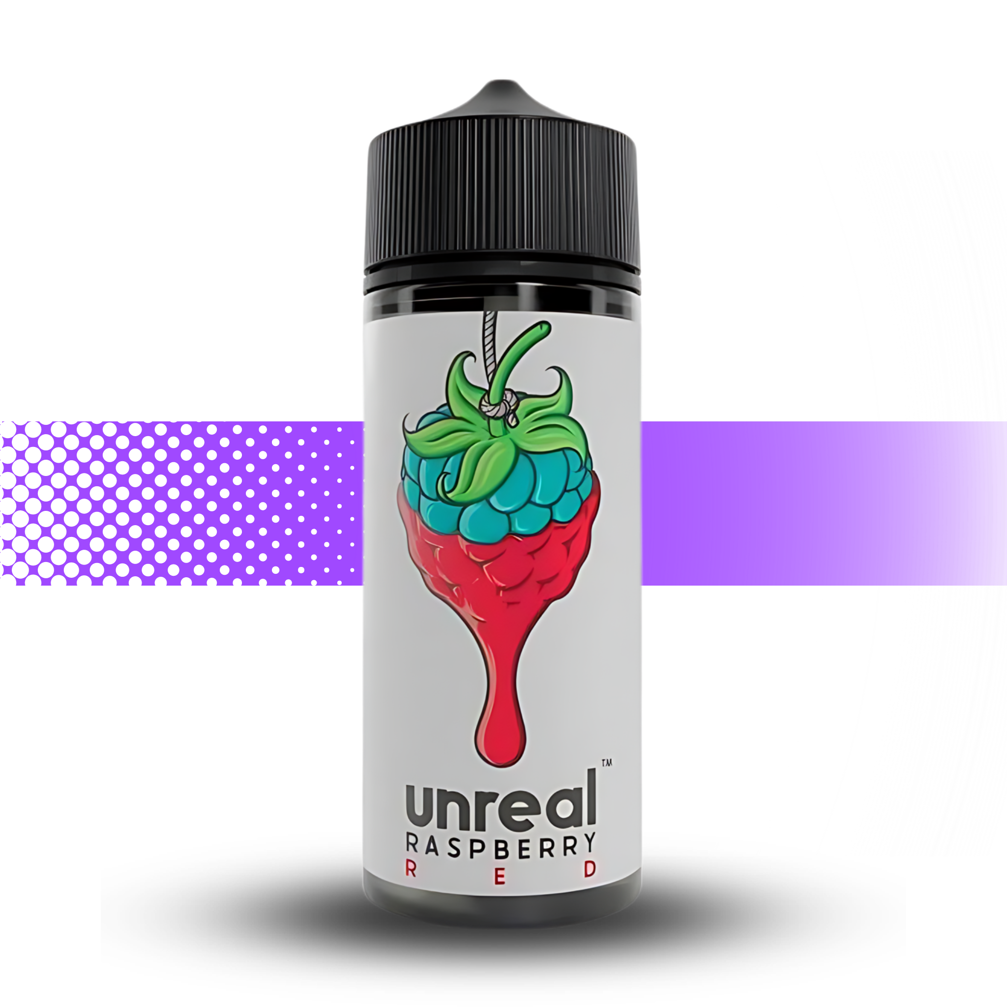 Unreal Raspberry E-liquid Short Fill 100ML - Cloud Vapez UK