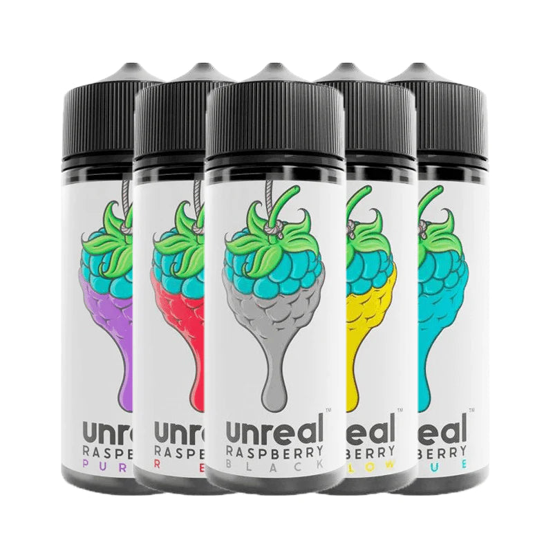 Unreal Raspberry E-liquid Short Fill 100ML - Cloud Vapez UK