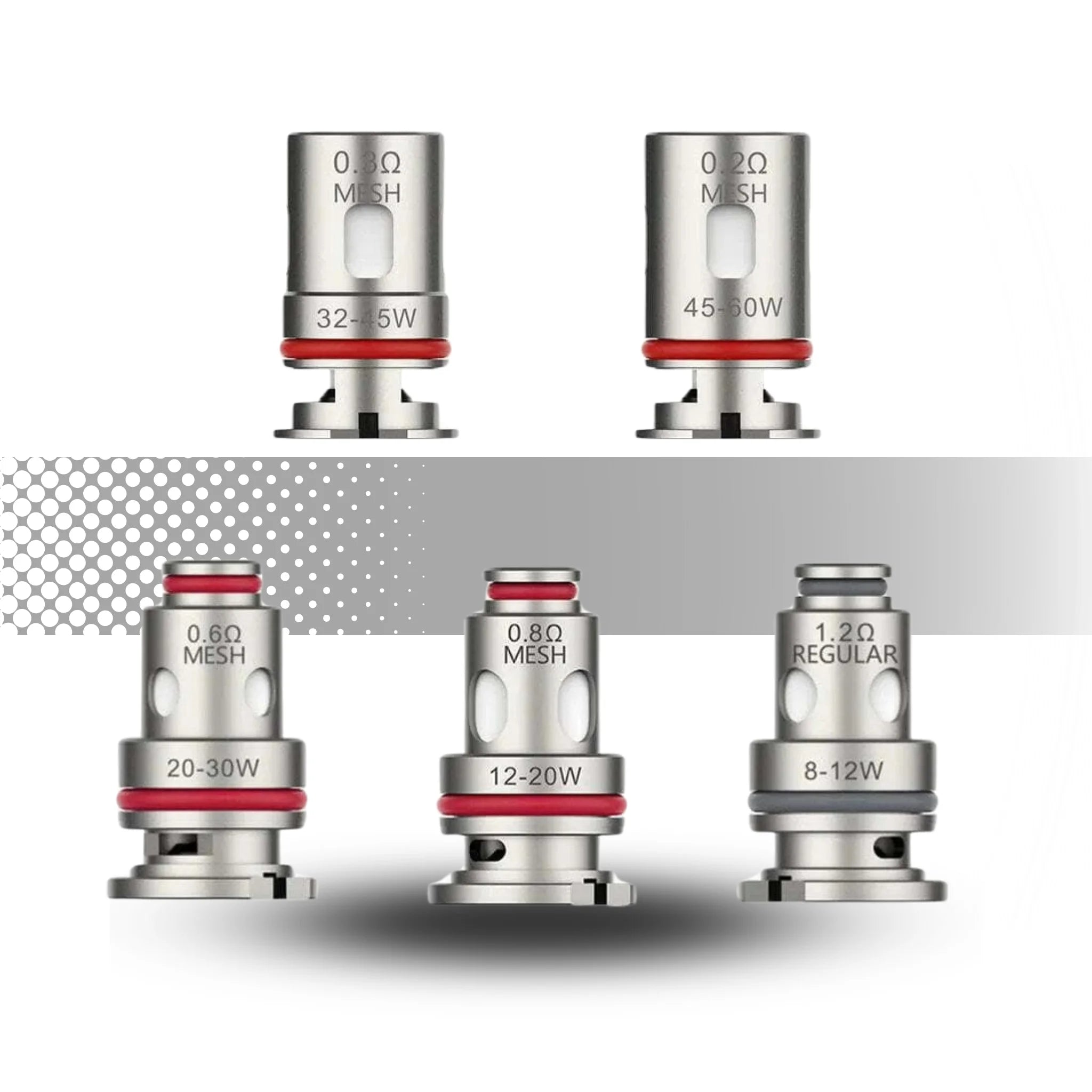 Vaporesso GTX Sub Ohm Mesh Coils - Cloud Vapez UK