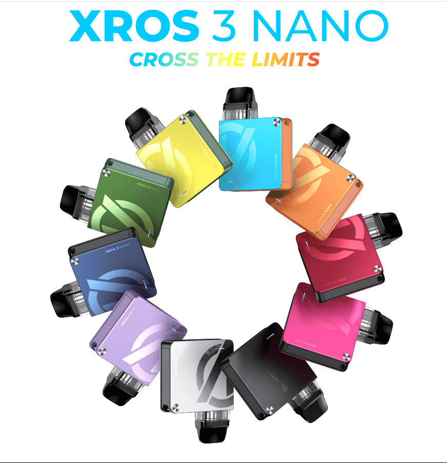 Vaporesso Xros 3 Nano Pod Kit System | Cloud City UK.