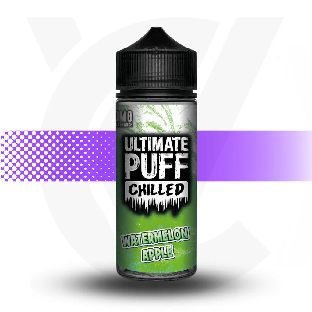 Ultimate Puff 100ml Short Fill - Watermelon Apple Chilled l Cloud Vapez UK