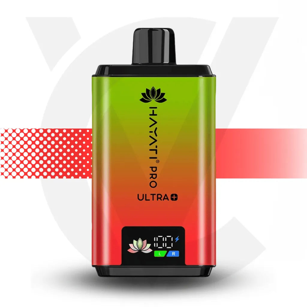 Hayati Pro Ultra + Disposable Vape - Watermelon B-Gum/Strawberry B-Gum | Cloud Vapez UK