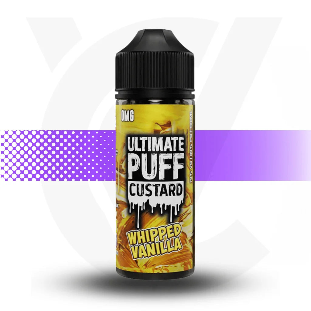 Ultimate Puff 100ml Short Fill - Whipped Vanilla Custard l Cloud Vapez UK