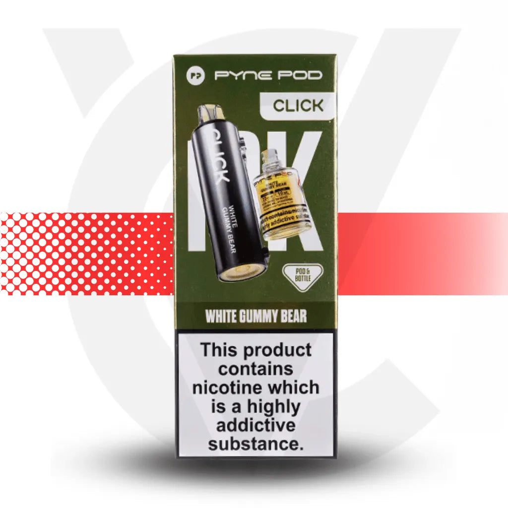Pyne Pod Click 10K Prefilled Pod - White Gummy Bear | Cloud Vapez UK