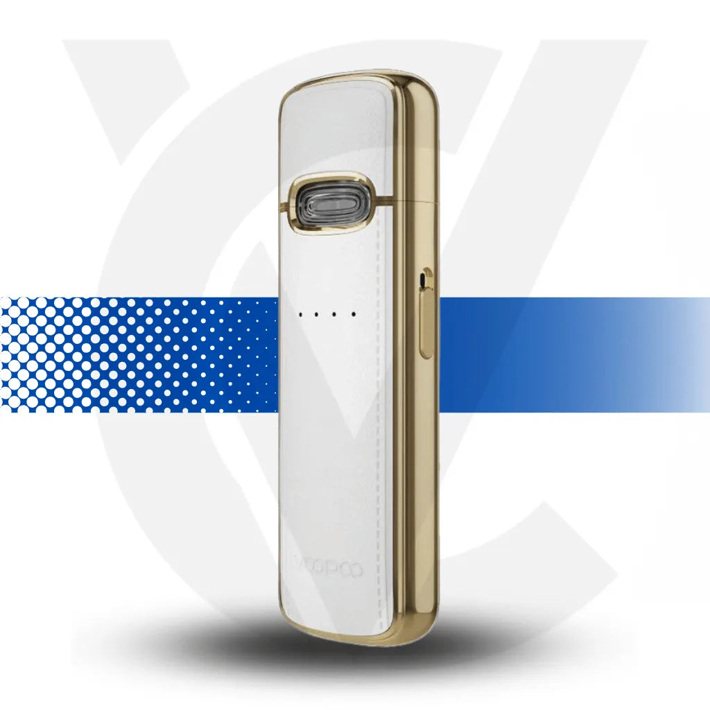Voopoo Vmate E Pod Kit - White Inlaid Gold l Cloud Vapez UK