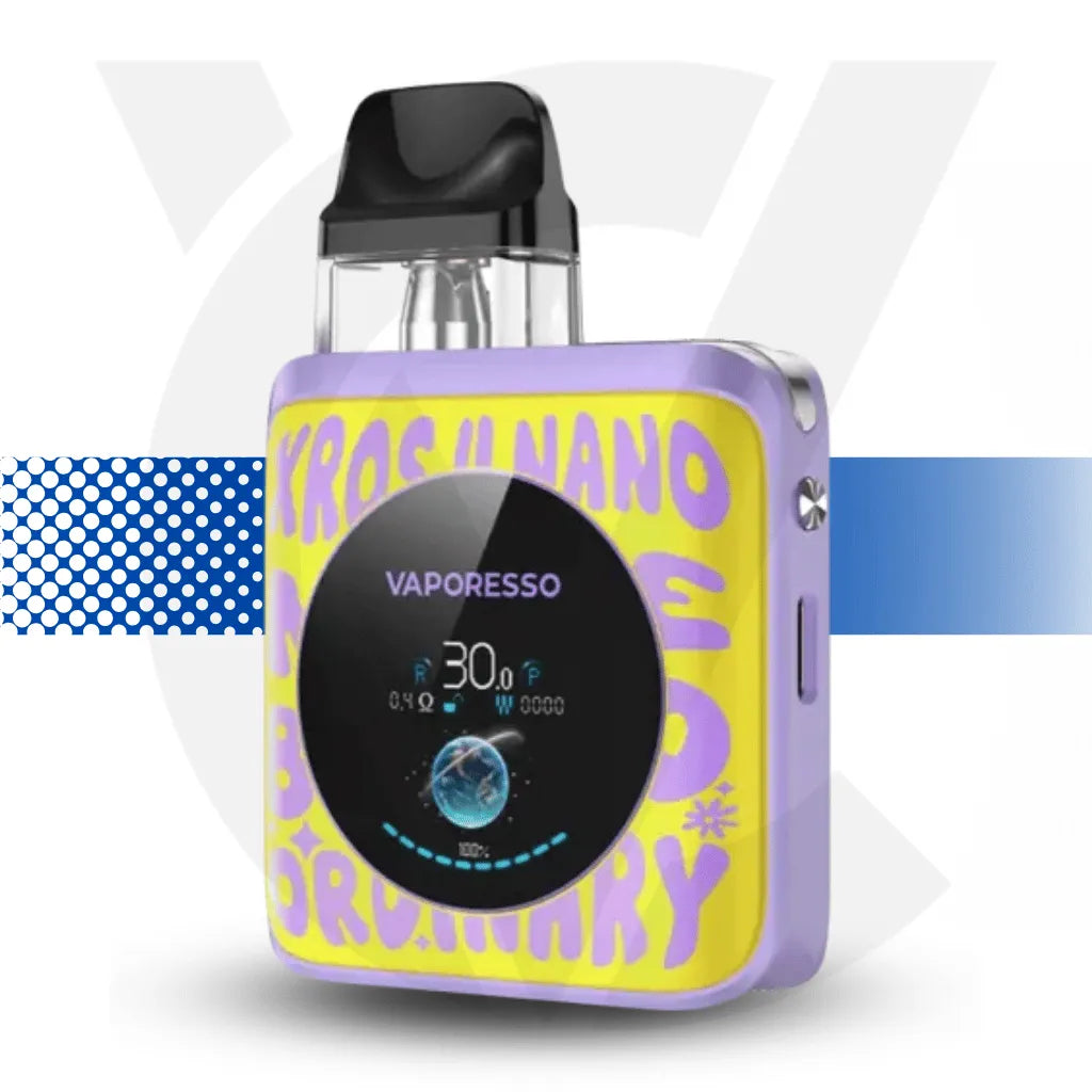 Vaporesso Xros 4 Nano Vape Pod Kit - Word Pop Yellow | Cloud Vapez UK