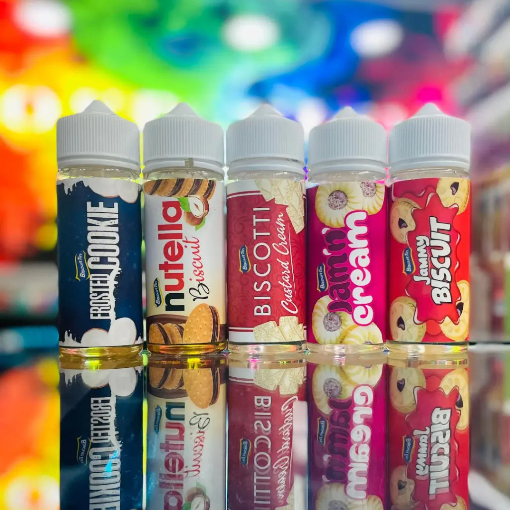 Biscuit Tin 100ML E-Liquid Shortfill | Cloud Vapez UK.