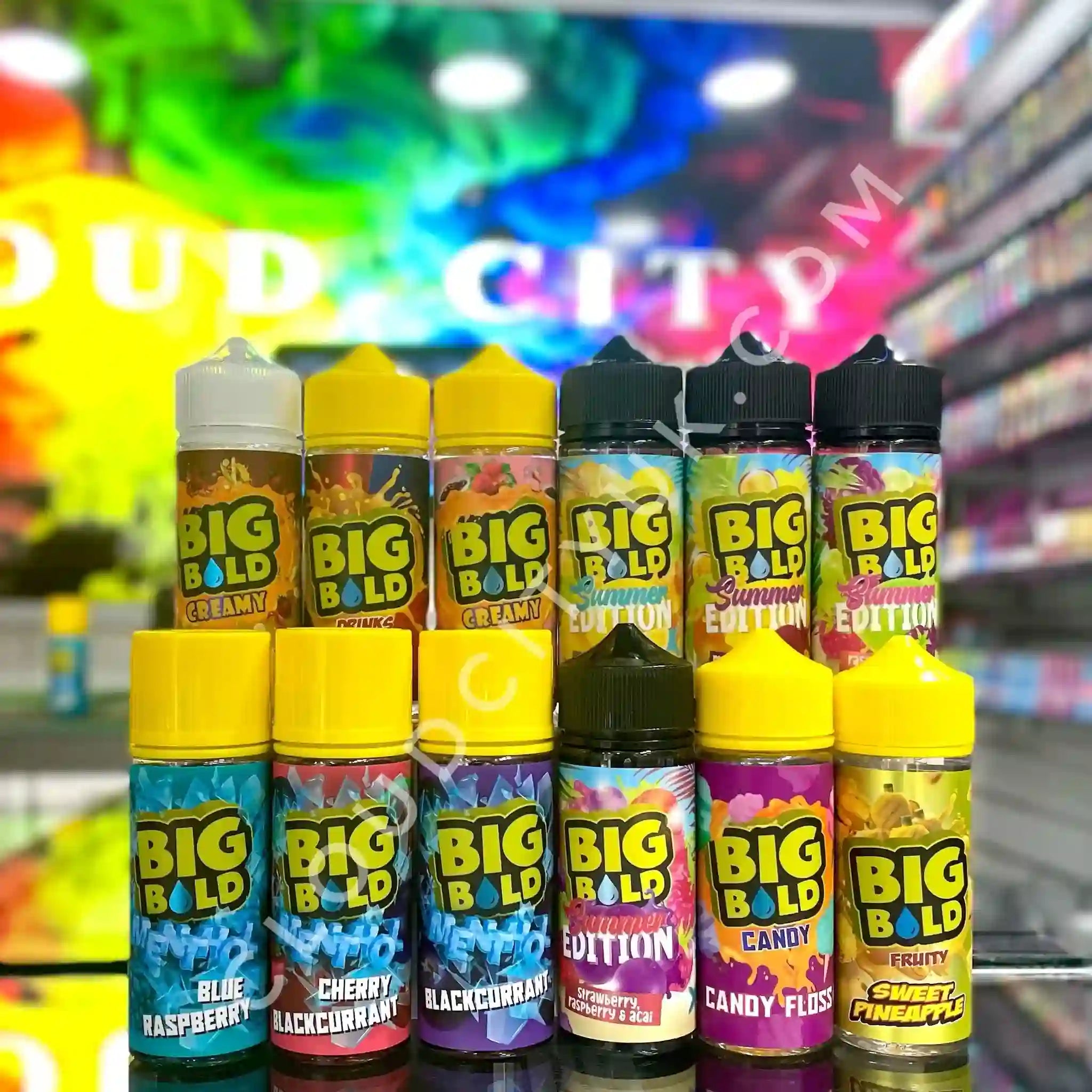 Big Bold 100ML E-Liquid Shortfill | Cloud Vapez UK.