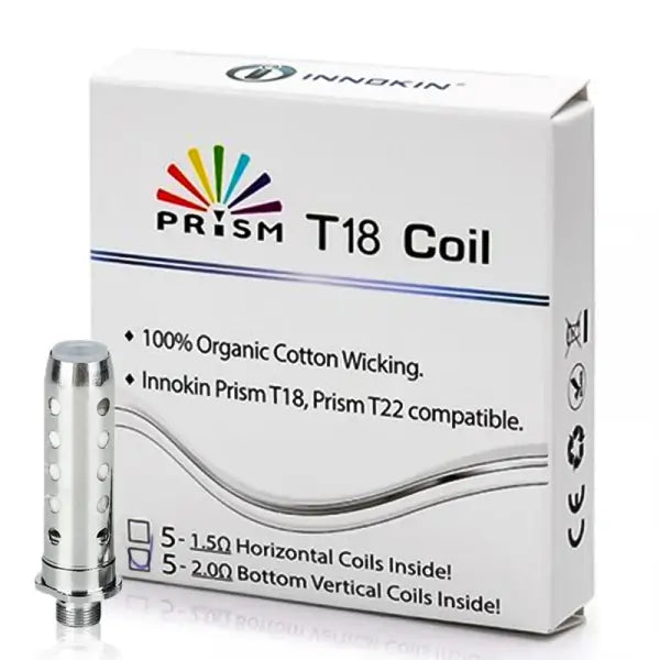 Innkon T18/T22 Prism Coils | Cloud Vapez UK.