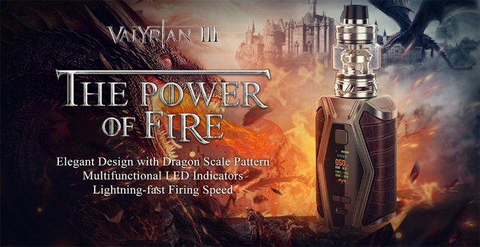 Uwell Valyrian 3 Vape Kit | Cloud Vapez UK.