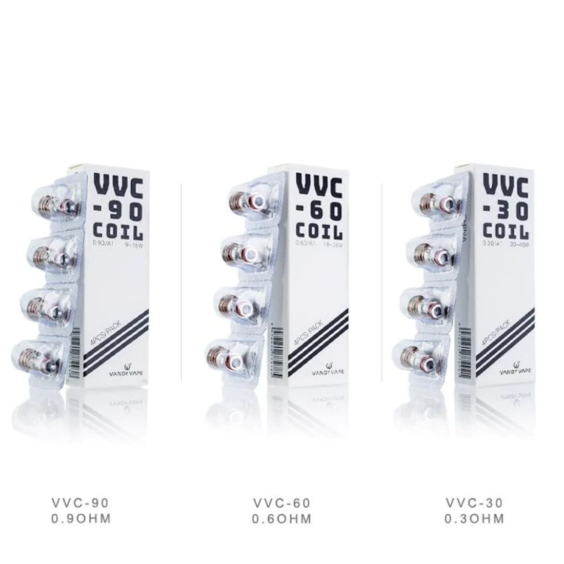 VVC Replacement Coils Pack of 4 | Cloud Vapez UK.