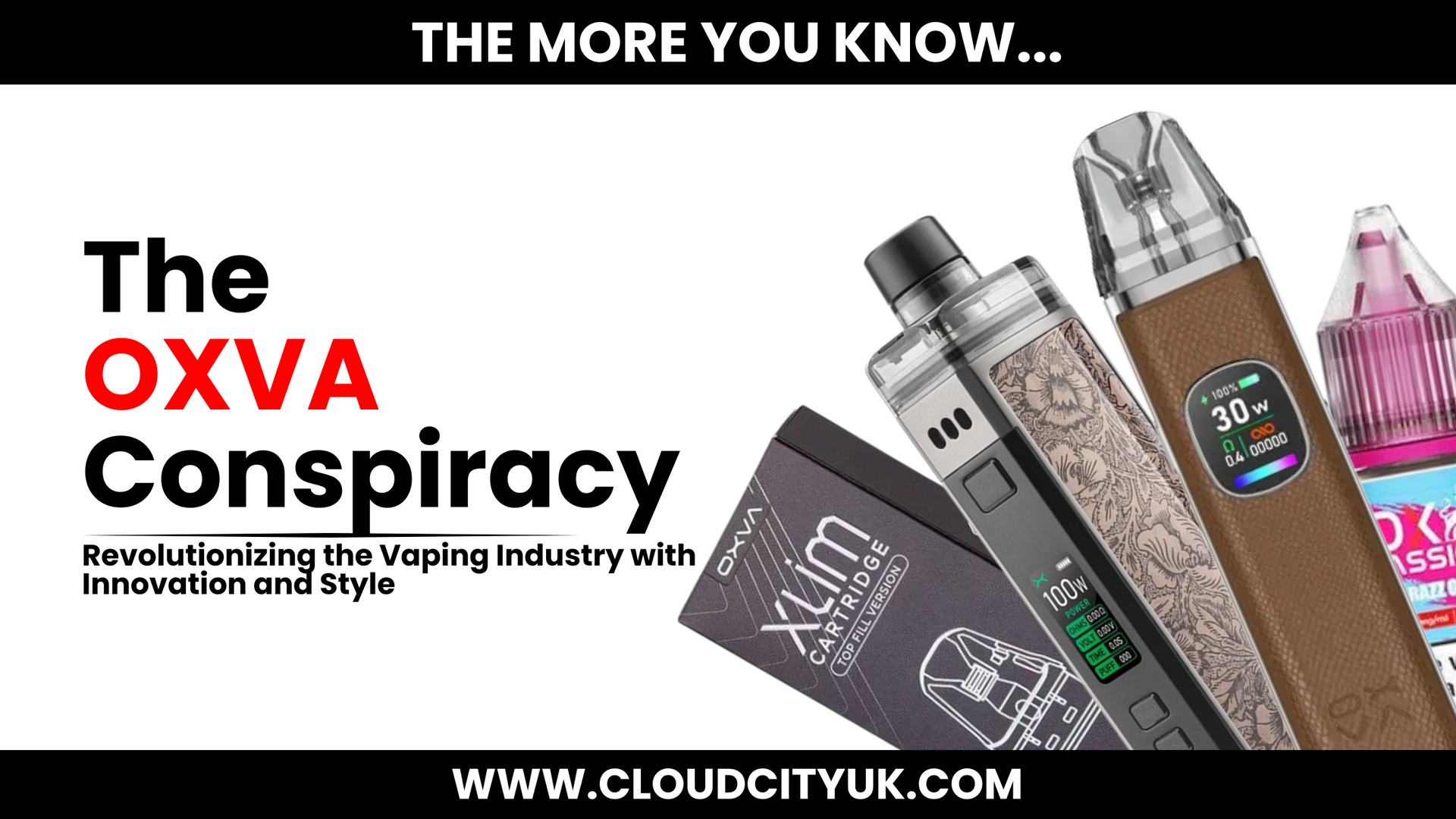 The OXVA Conspiracy - Revolutionising the Vaping Industry with Innovat   Cloud Vapez UK