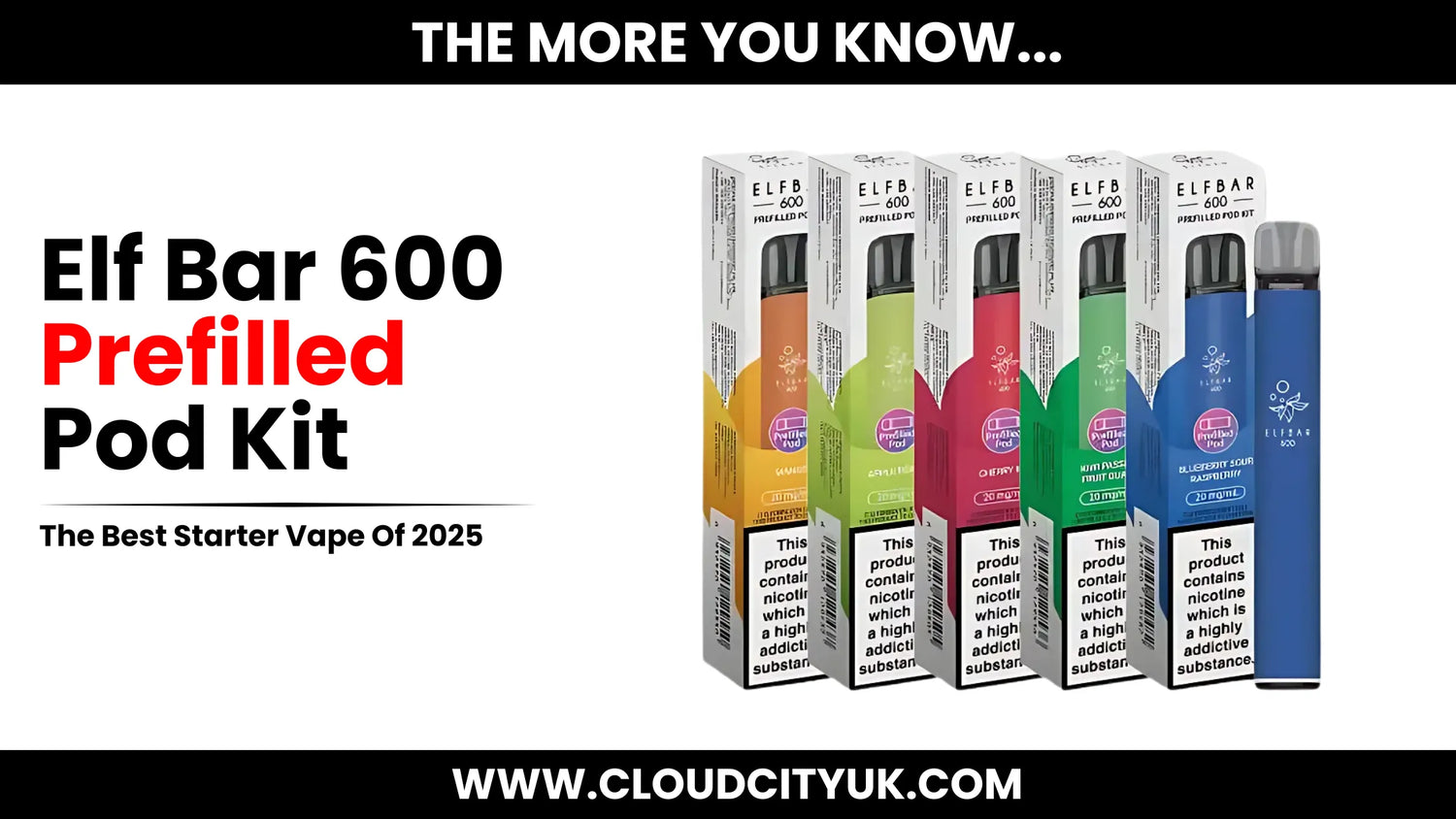 Elf Bar 600 Prefilled Pod Kit Review: Why It’s the Best Starter Disposable Vape in the UK