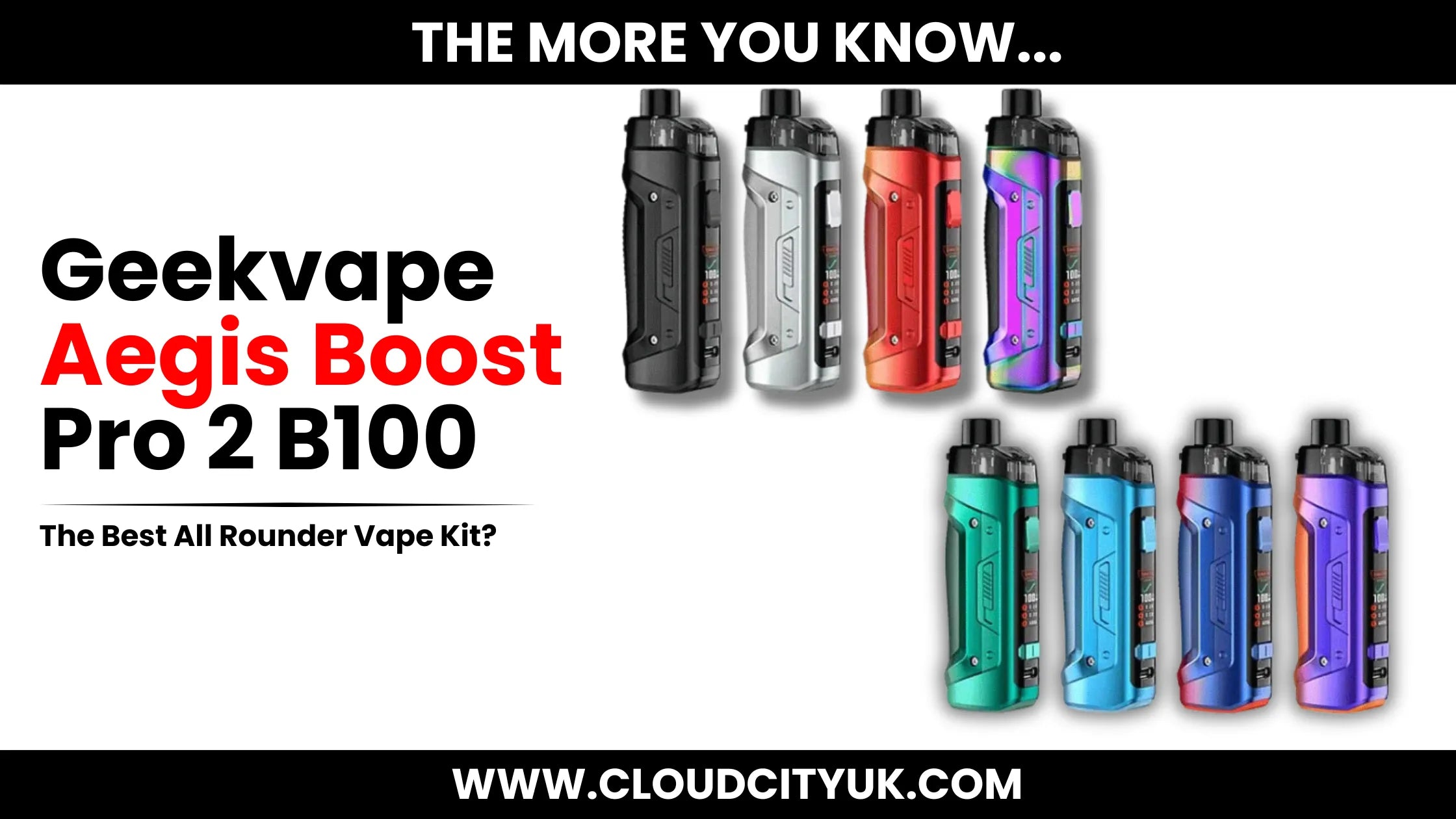 Geekvape Aegis Boost Pro 2 B100 | Cloud Vapez UK