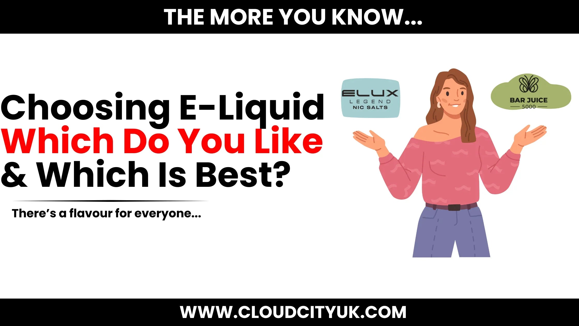 How To Choose The Right E-Liquid For Your Vape Kit | Cloud Vapez UK