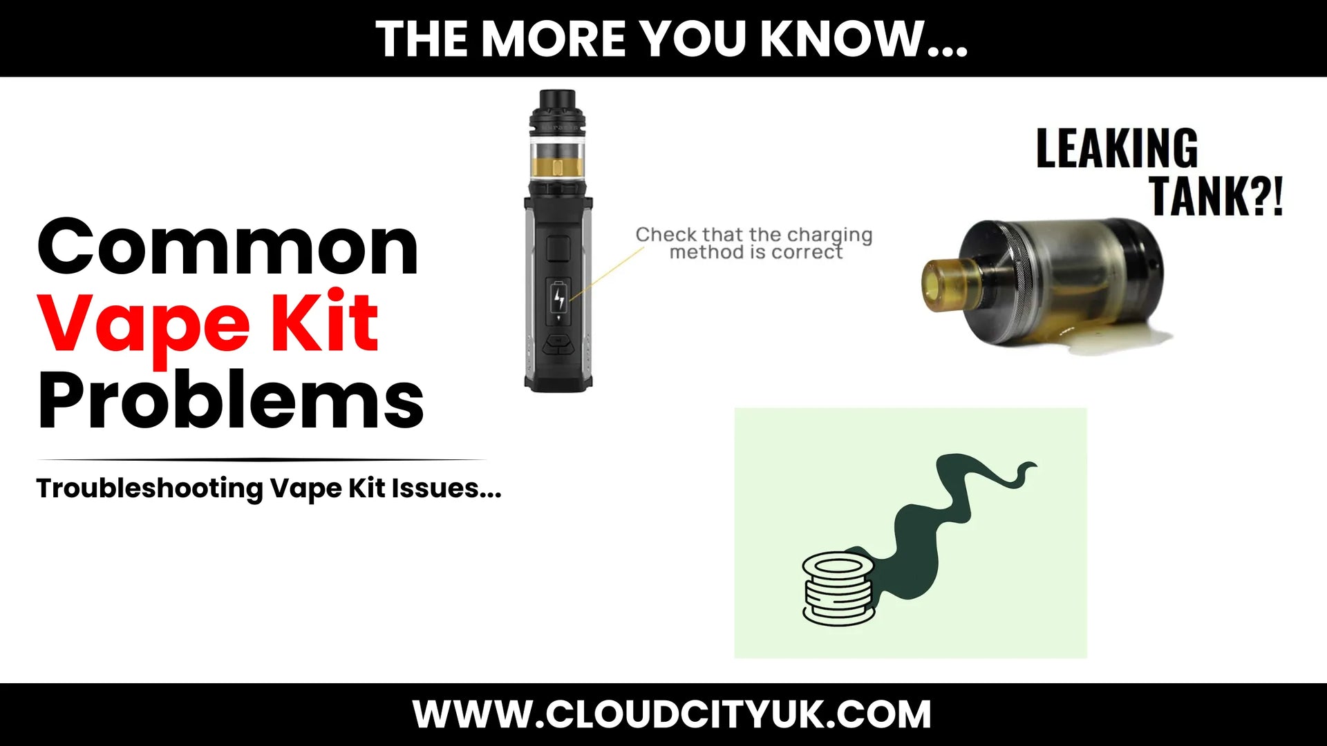 Troubleshooting: How to Fix Common Vape Kit Problems | Cloud Vapez UK Troubleshooting: How to Fix Common Vape Kit Problems | Cloud Vapez UK