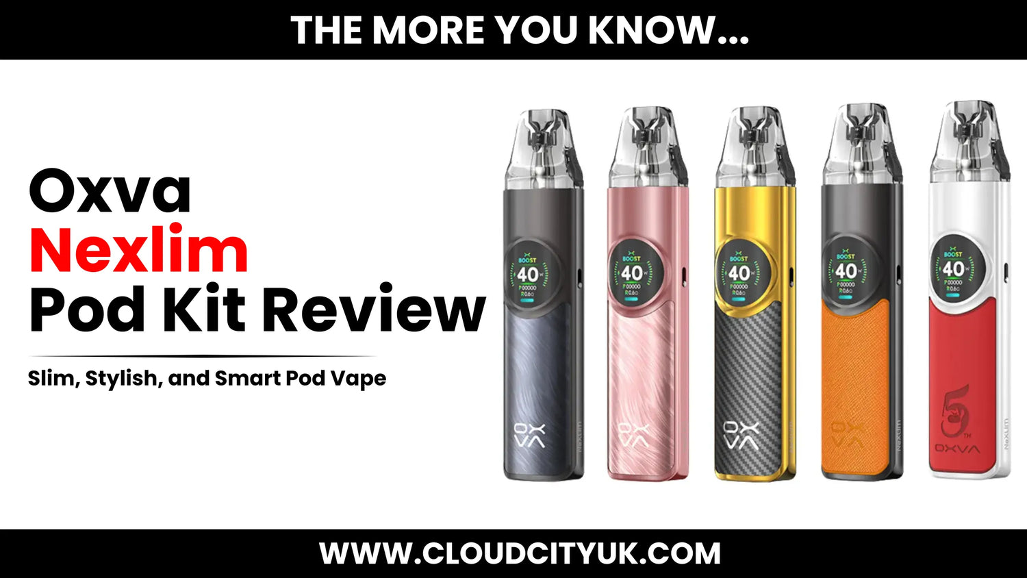 Oxva Nexlim Pod Vape Kit Review | Cloud Vapez UK
