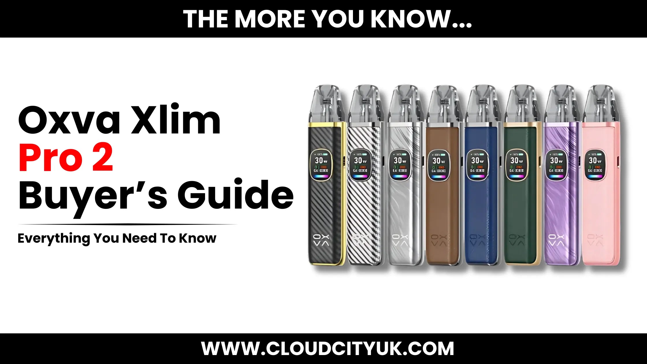 Oxva Xlim Pro 2 Buyer's Guide 2025 | Cloud Vapez UK