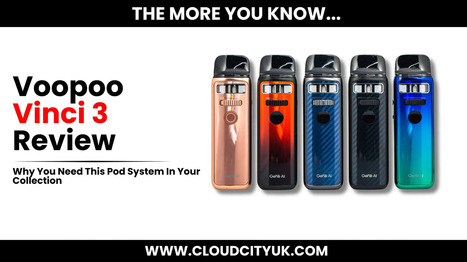 Voopoo Vinci 3 Pod Mod System Review | Cloud Vapez UK