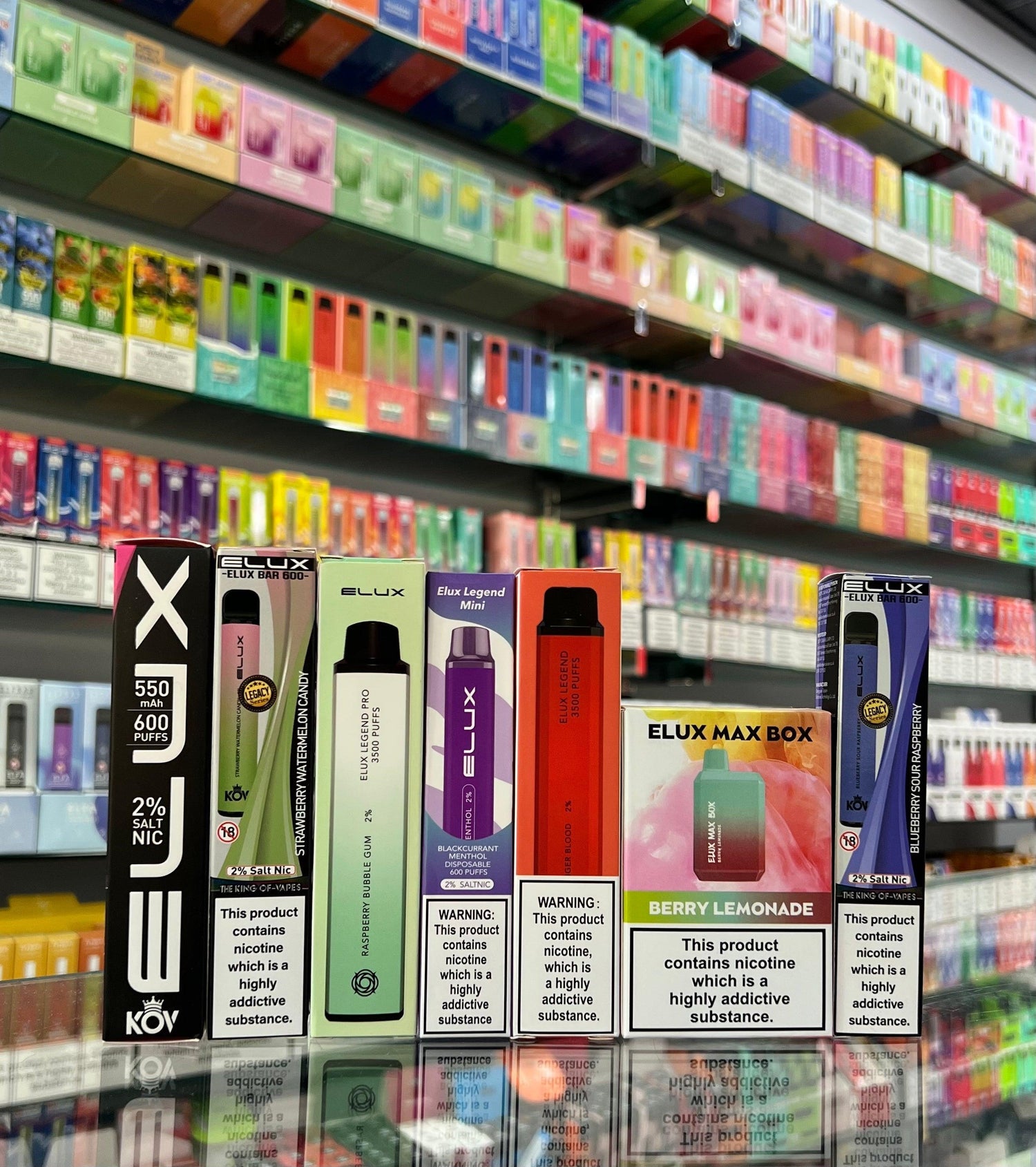 Elux Legend and Elux Bar Disposables Vapes | From £5