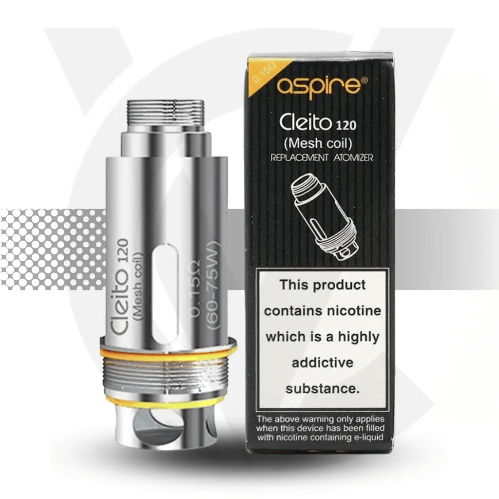 Aspire Cleito 120 Replacement Coils 0.15ohm | Cloud Vapez UK
