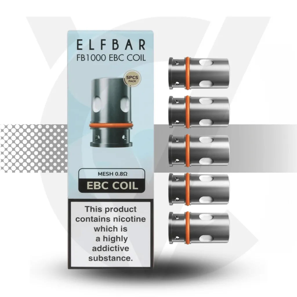 Elf Bar FB1000 EBC Mesh Replacement Coil 0.8ohm | Cloud Vapez UK