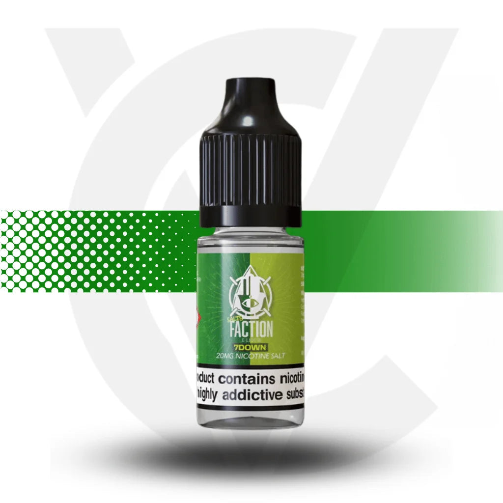 Faction Nicotine Salts E-Liquid 10ml 10MG - 7Down - Cloud Vapez UK