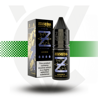 Zeus Juice Nicotine Salts E-Liquid 10ml 10MG - Adonis - Cloud Vapez UK