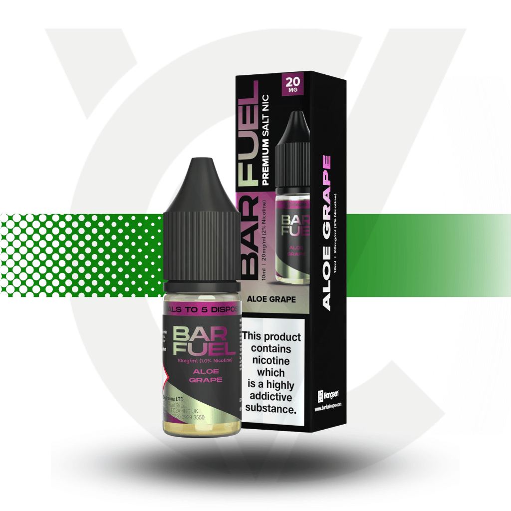 Hangsen Bar Fuel Nicotine Salt E-Liquid 10ml 10MG - Aloe Grape - Cloud Vapez UK