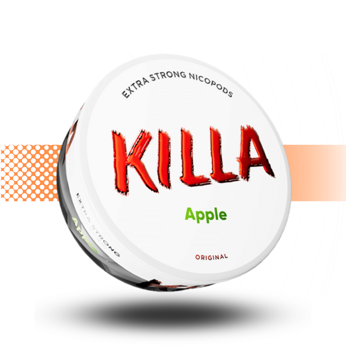 Killa Nicotine Pouches Snus No Tobacco Nicopods - Apple 13.2mg - Cloud Vapez UK
