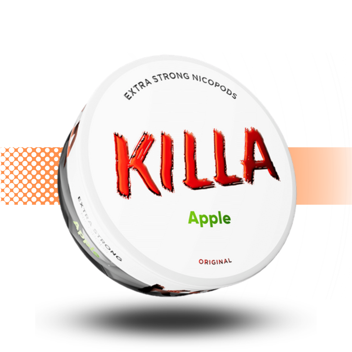 Killa Nicotine Pouches Snus No Tobacco Nicopods - Apple 13.2mg - Cloud Vapez UK