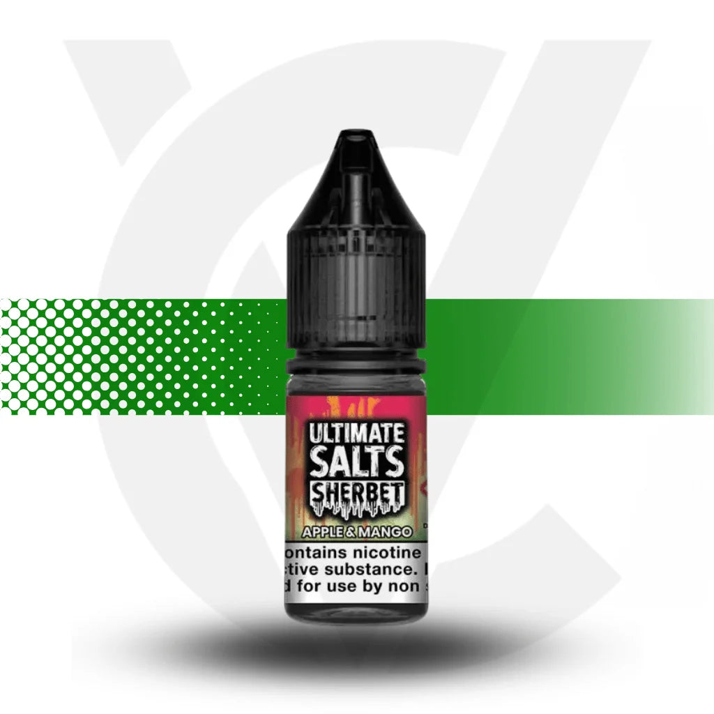 Ultimate Nicotine Salts E-Liquid 10ml 10MG - Sherbet Apple Mango - Cloud Vapez UK