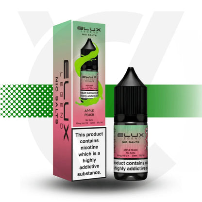 Elux Legend Nic Salt E-Liquid 10ml 10MG - Apple Peach - Cloud Vapez UK