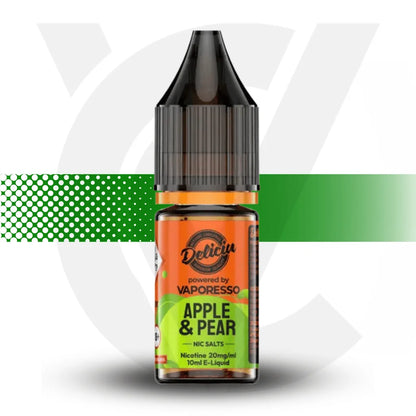 Deliciu by Vaporesso Nicotine Salt E-Liquid 10ml 10MG - Apple Pear - Cloud Vapez UK