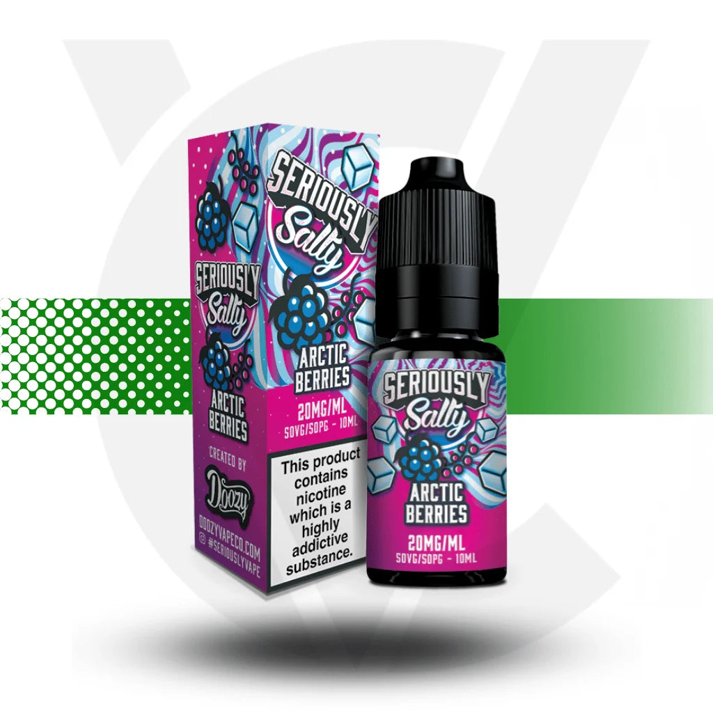 Arctic Berries Doozy Seriously Salt Nic Salt in 10mg in a 10ml bottle - Cloud Vapez UK