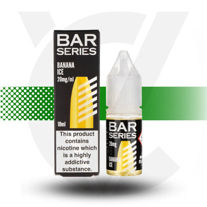 Bar Series Banana Ice 10mg nic salt in a 10ml bottle - Cloud Vapez UK