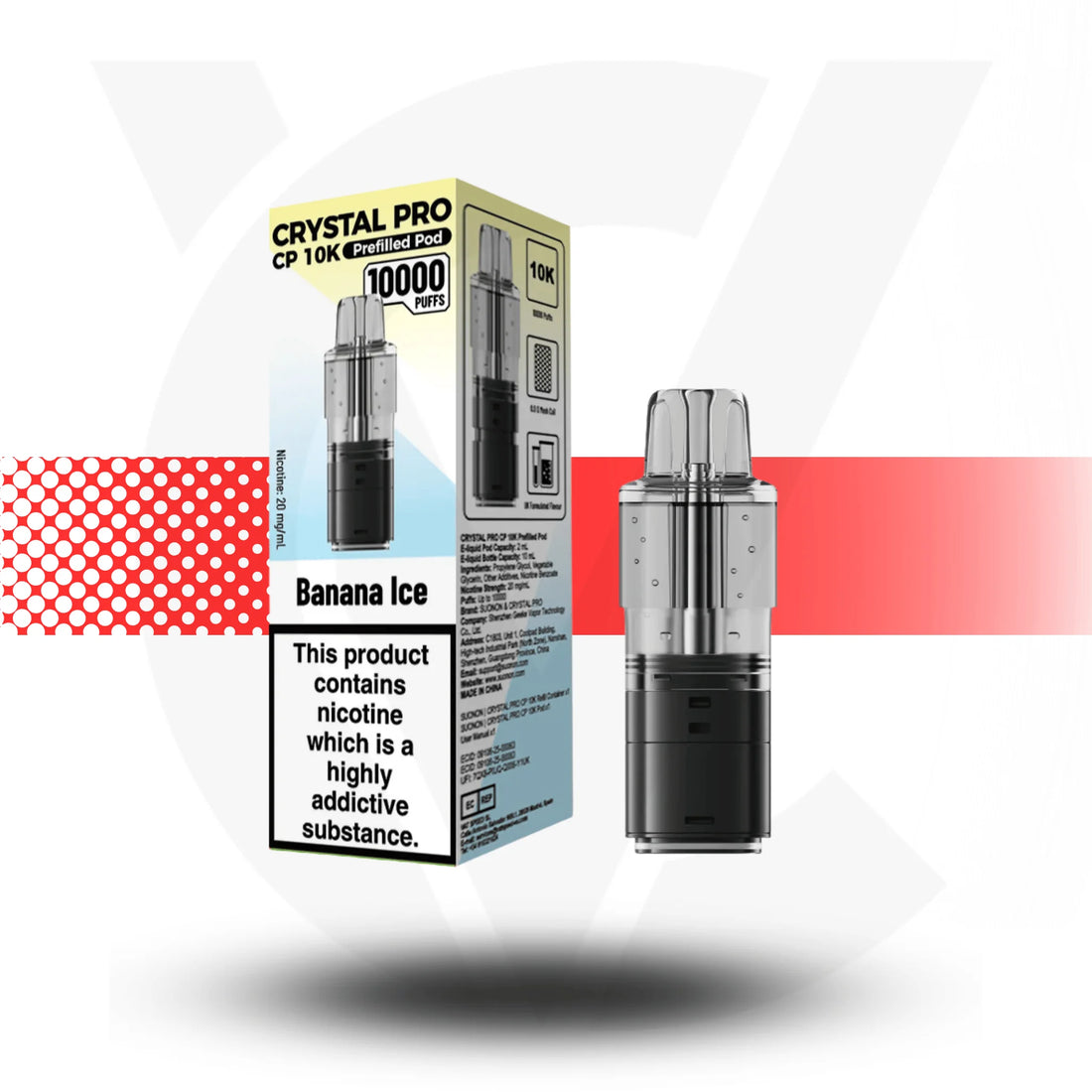 Crystal Pro CP 10K Replacement Prefilled Pods