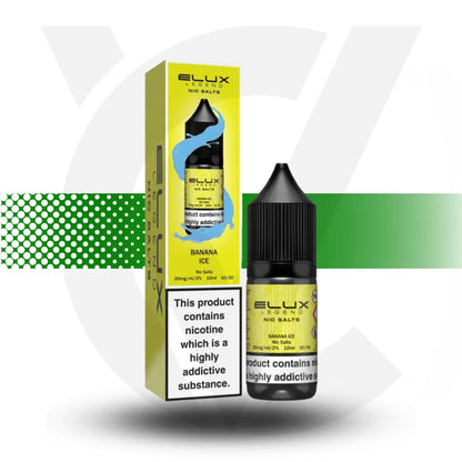 Elux Legend Nic Salt E-Liquid 10ml 10MG - Banana Ice - Cloud Vapez UK