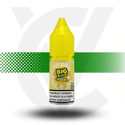 Big Bold Nicotine Salt -Liquid 10ml 10MG - Banana Milk - Cloud Vapez UK