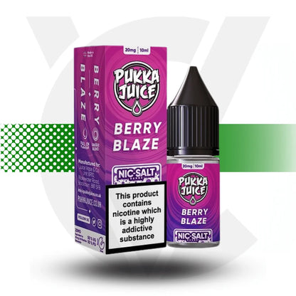 Pukka Juice Nicotine Salts E-Liquid 10ml 10MG - Berry Blaze - Cloud Vapez UK