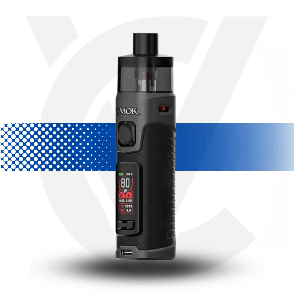 Smok RPM5 Vape Pod Mod Kit - Black Leather - Cloud Vapez UK